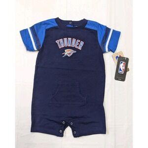 Oklahoma City OKC Thunder NBA Fan Apparel Toddler Bodysuit Size 24 M.   (1269)